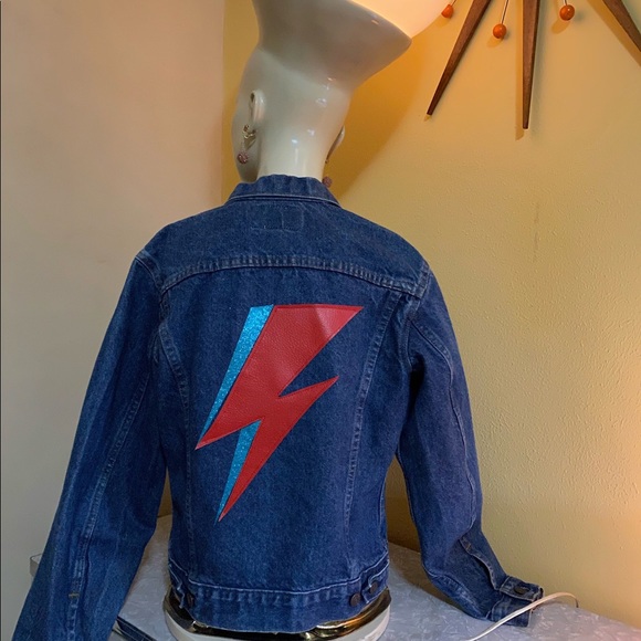 💥SOLD💥 Vintage Levi’s Denim Trucker David Bowie Jacket - Picture 9 of 11